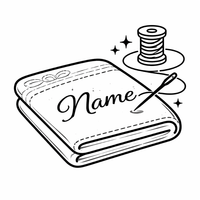 Personalisierung – Mit deinem Namen bestickt